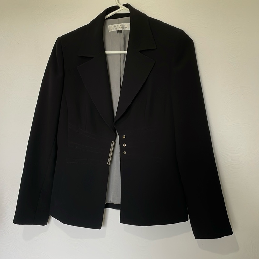 Tahari Arthur S. Levine Black Jacket